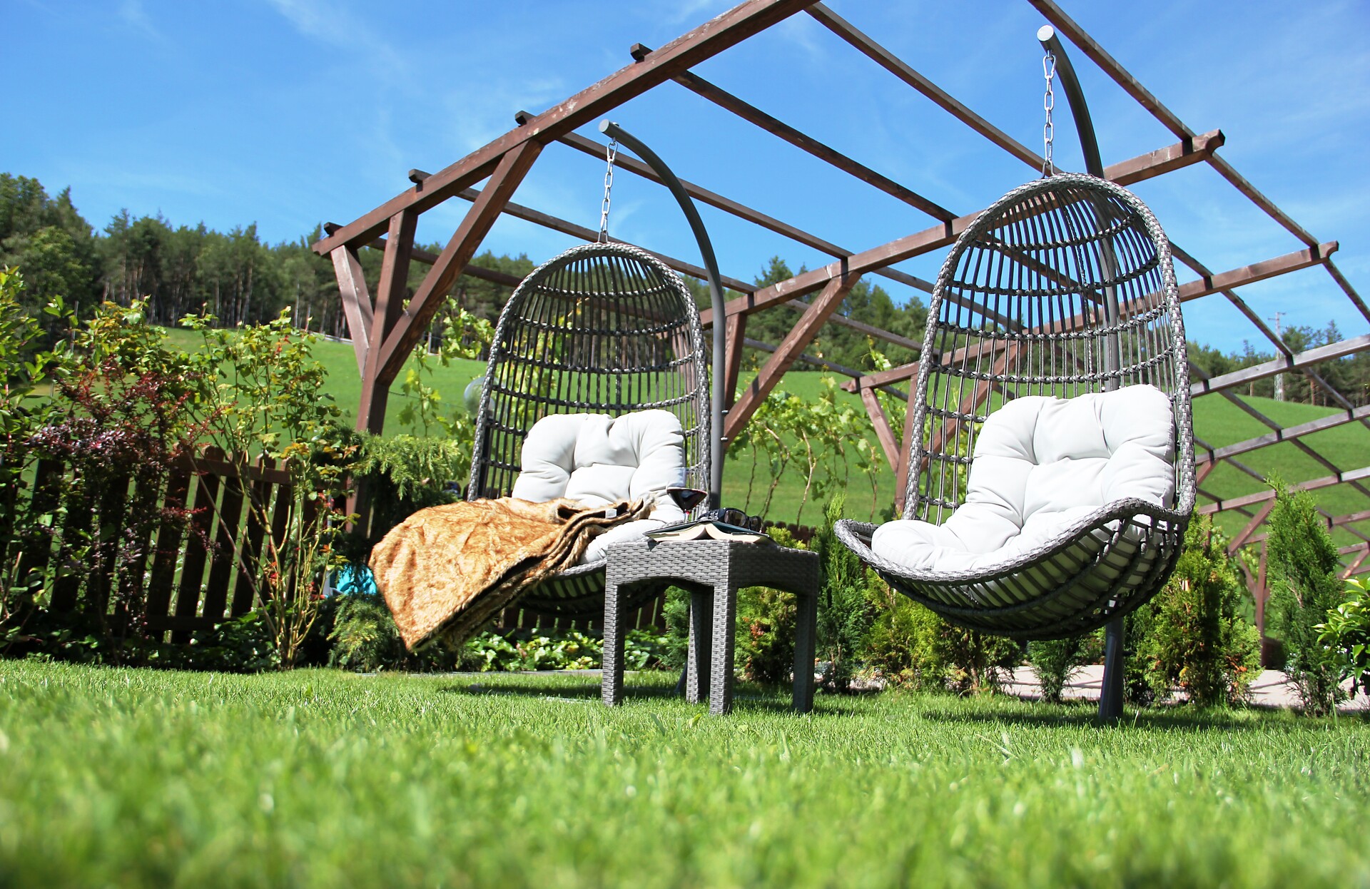 Lounge im Garten