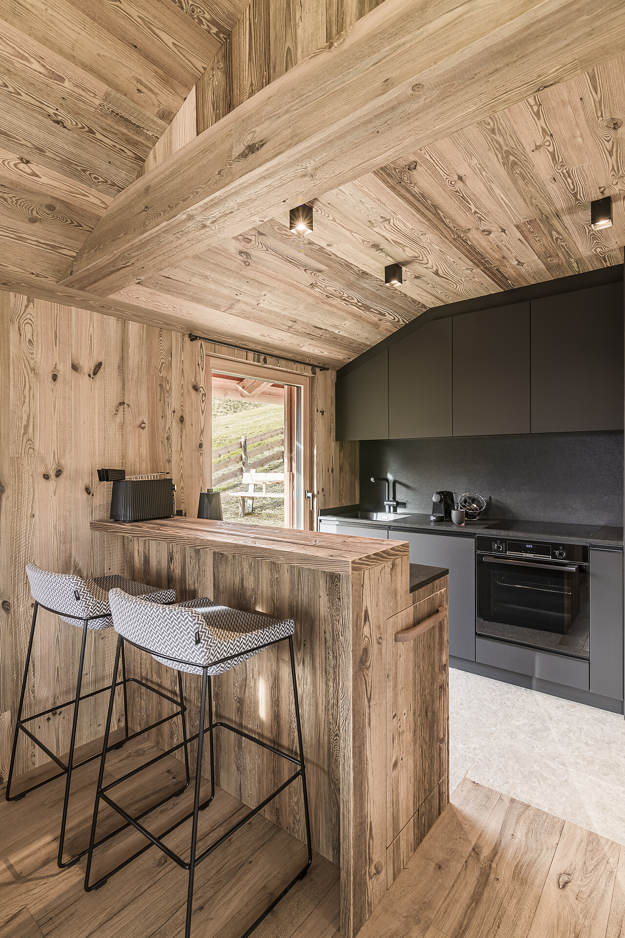 Kitchen and bar