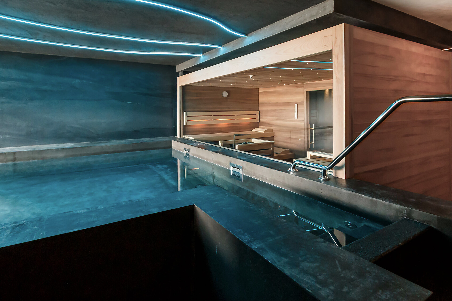 Sauna and Pool