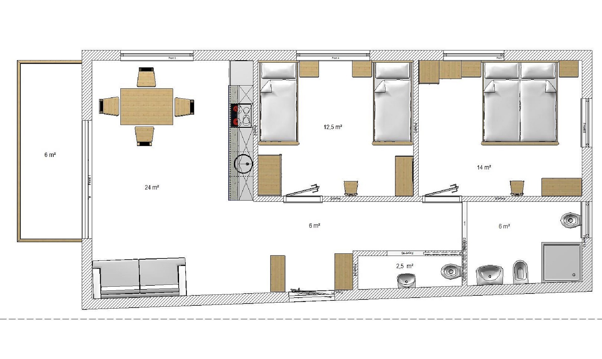 Grundriss Malettes
