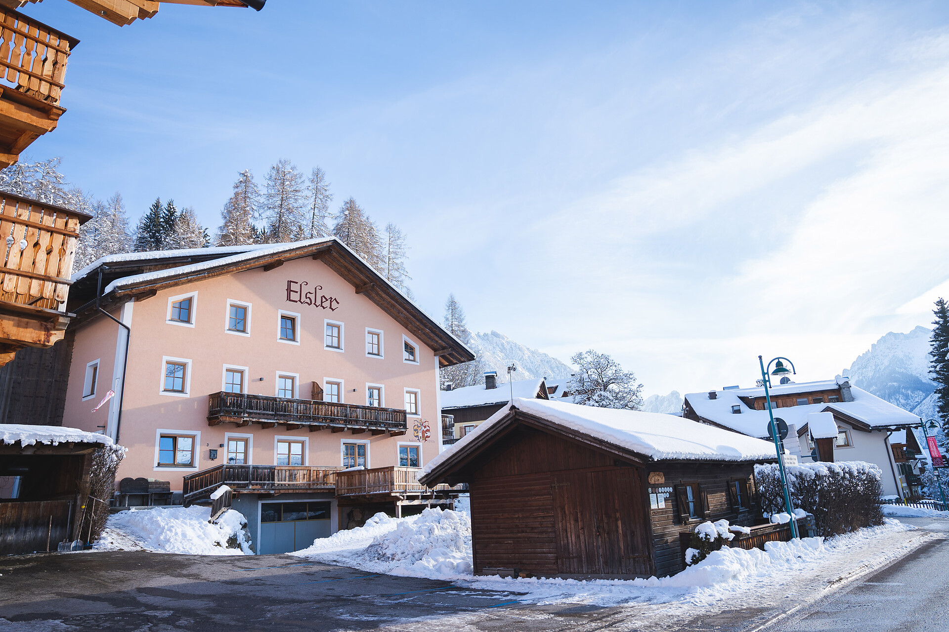 Elslerhof Dobbiaco Farm holidays winter