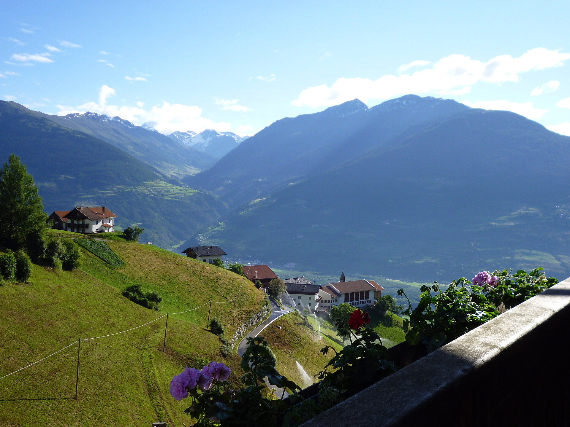 Panorama verso la Palla Bianca