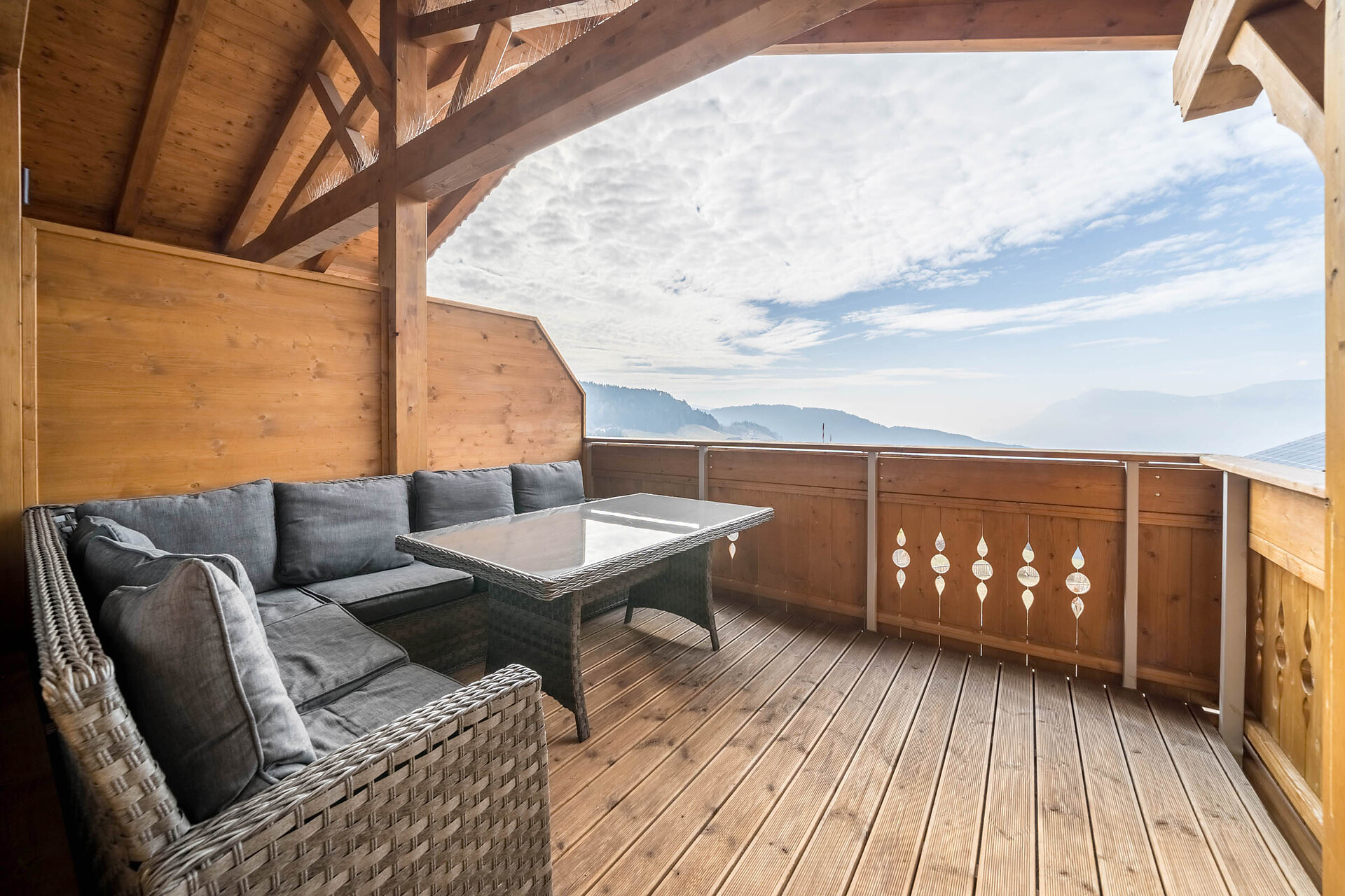 Panoramic view from the apartment Family Nest
