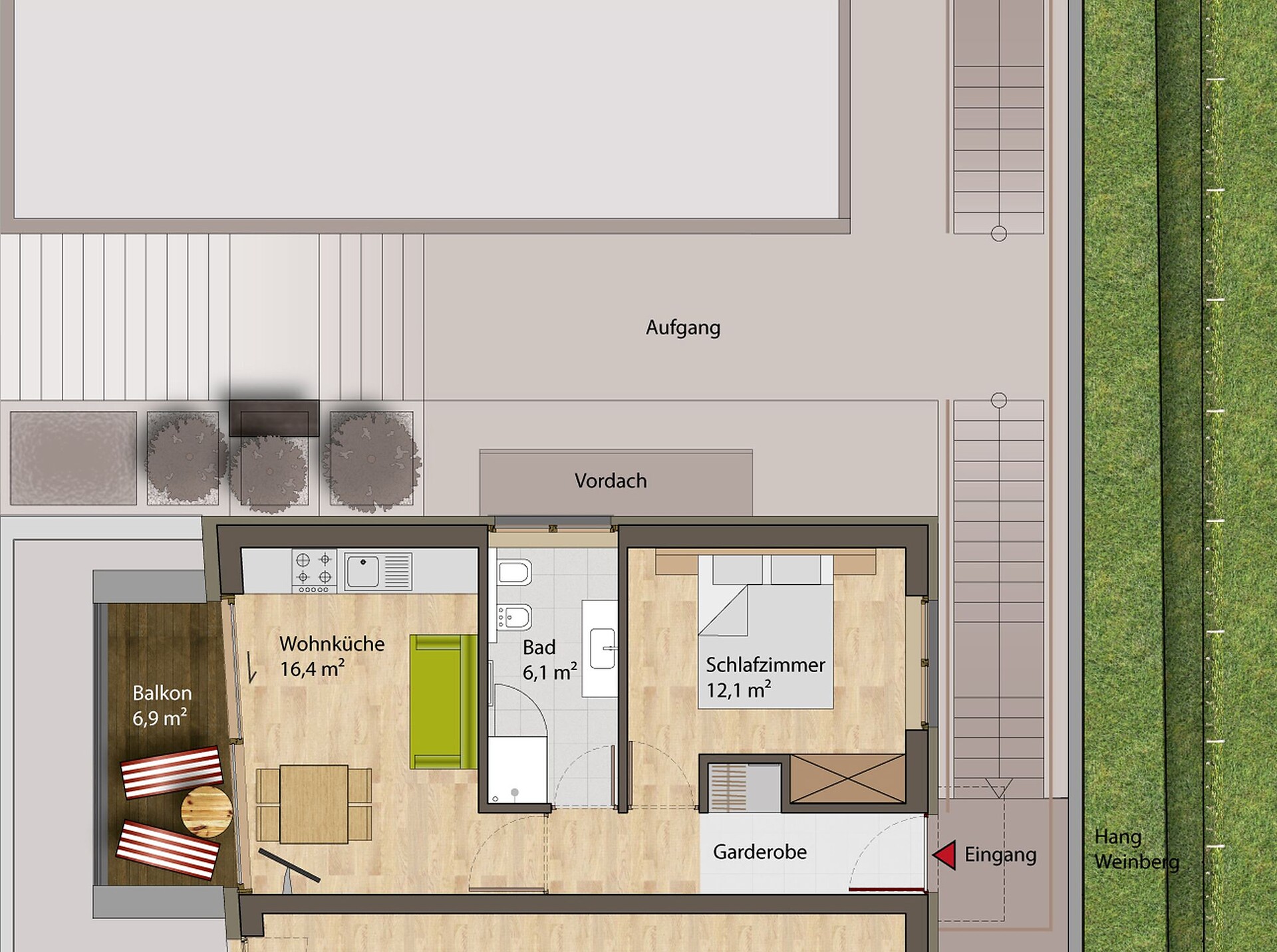 Mazzon_Ferienwohnung Chardonnay