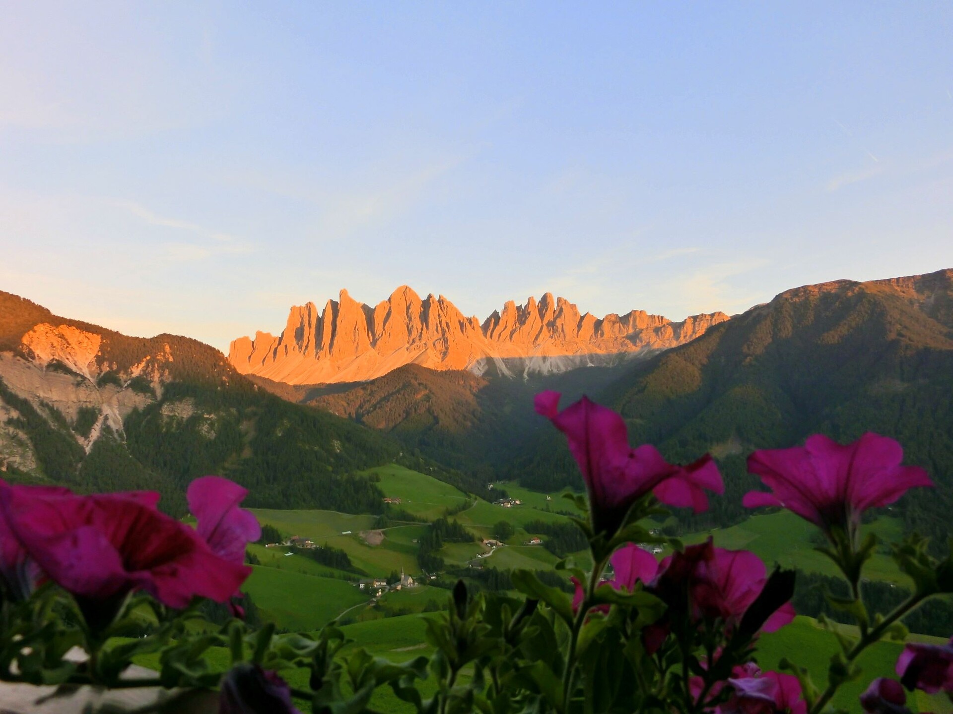 Ausblick vom Balkon