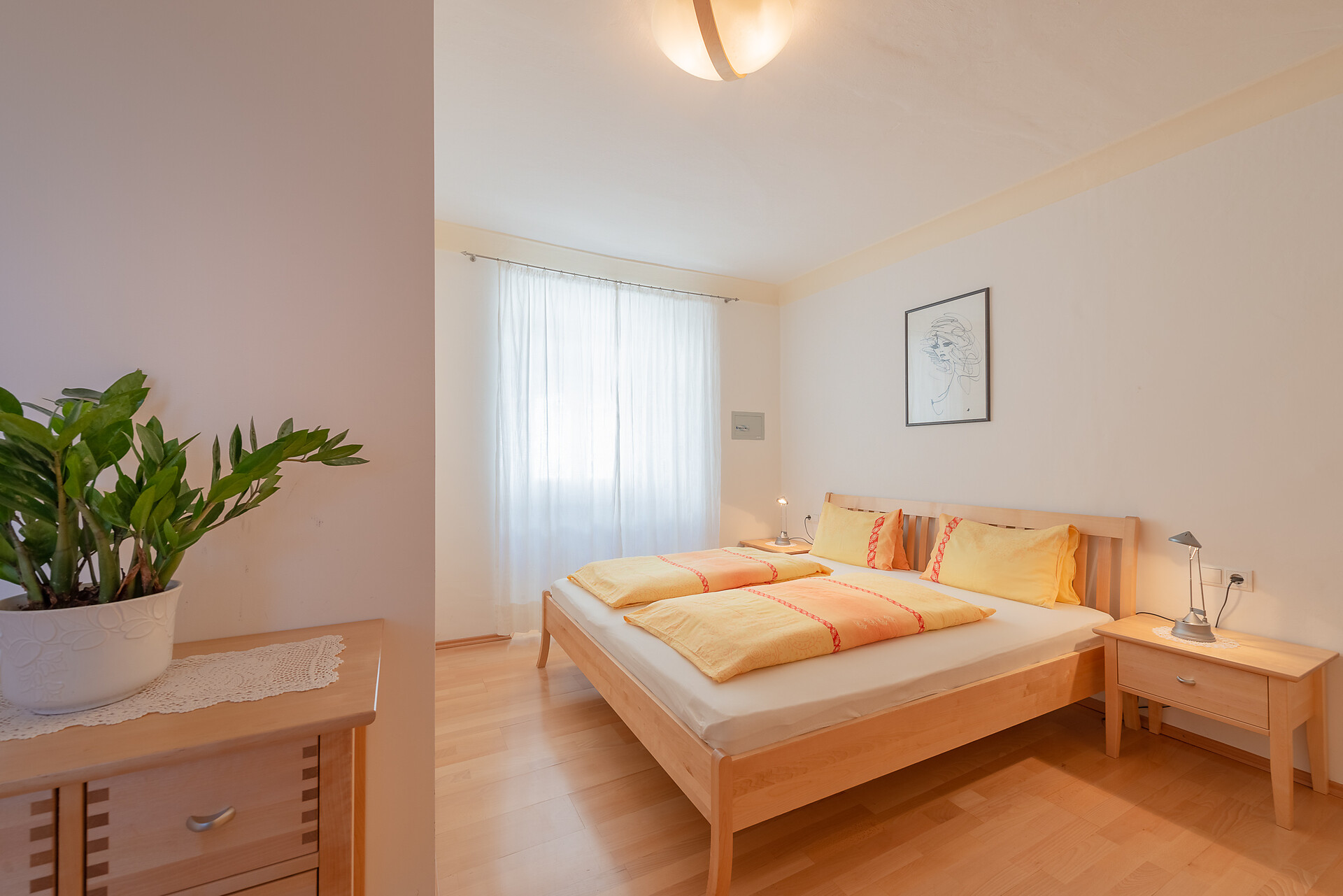 double bedded room flat "Apfelblüte"