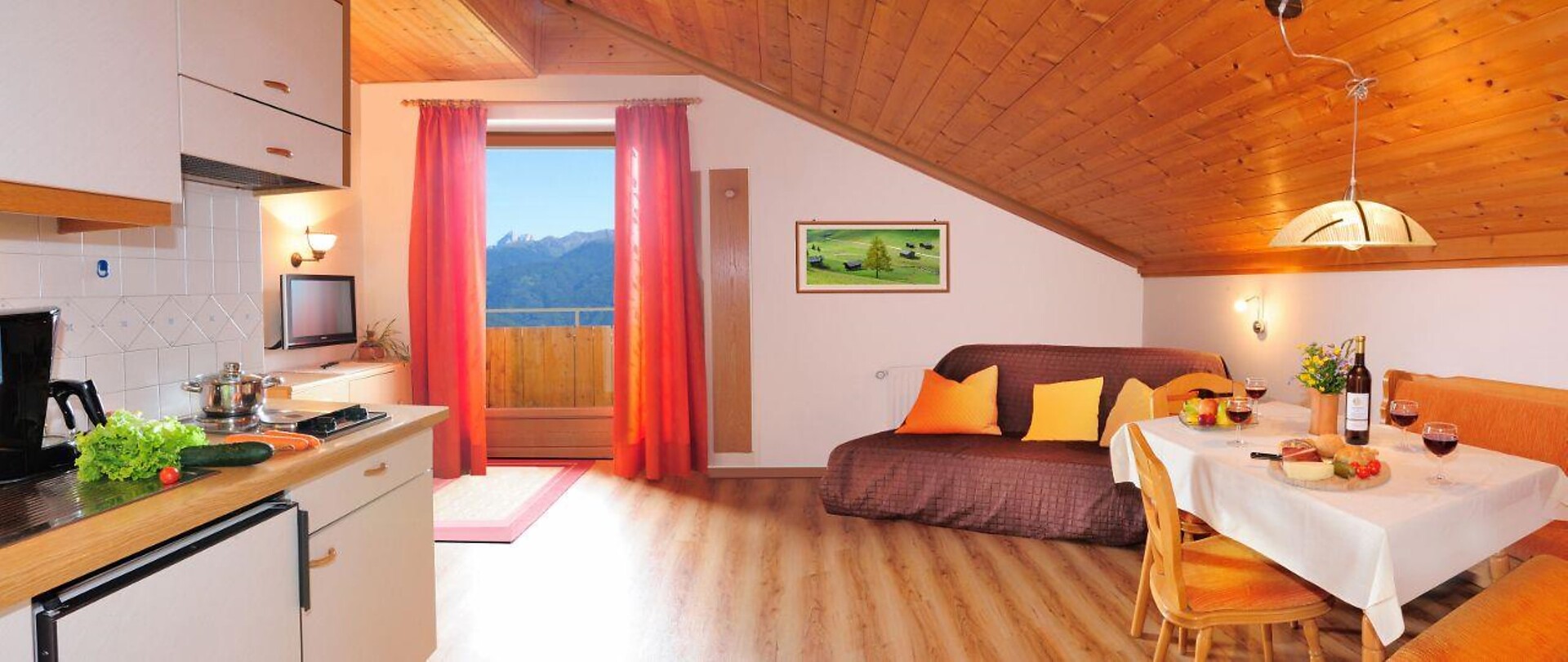Ferienwohnung Bergblick 45 qm