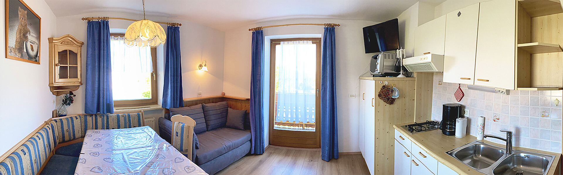 Appartement 1: Wohnküche