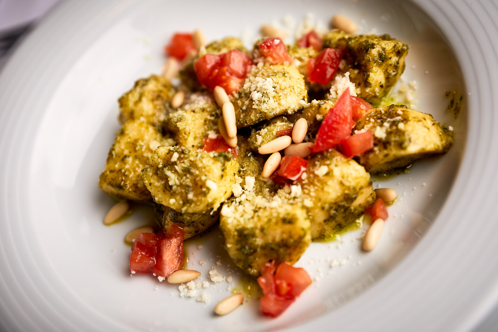Gnocchi with pesto