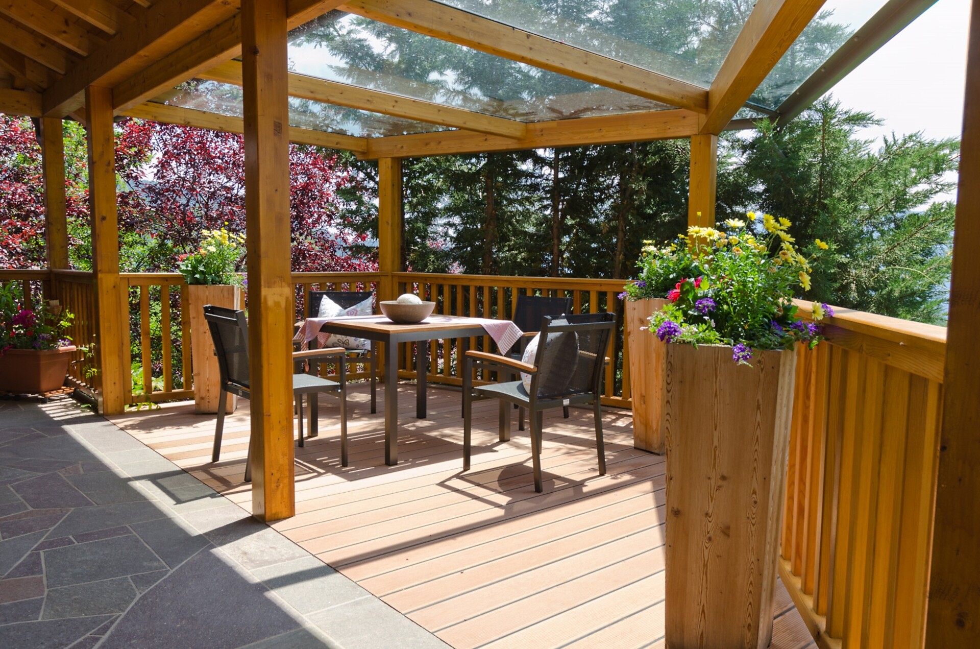 Terrace with panoramic view