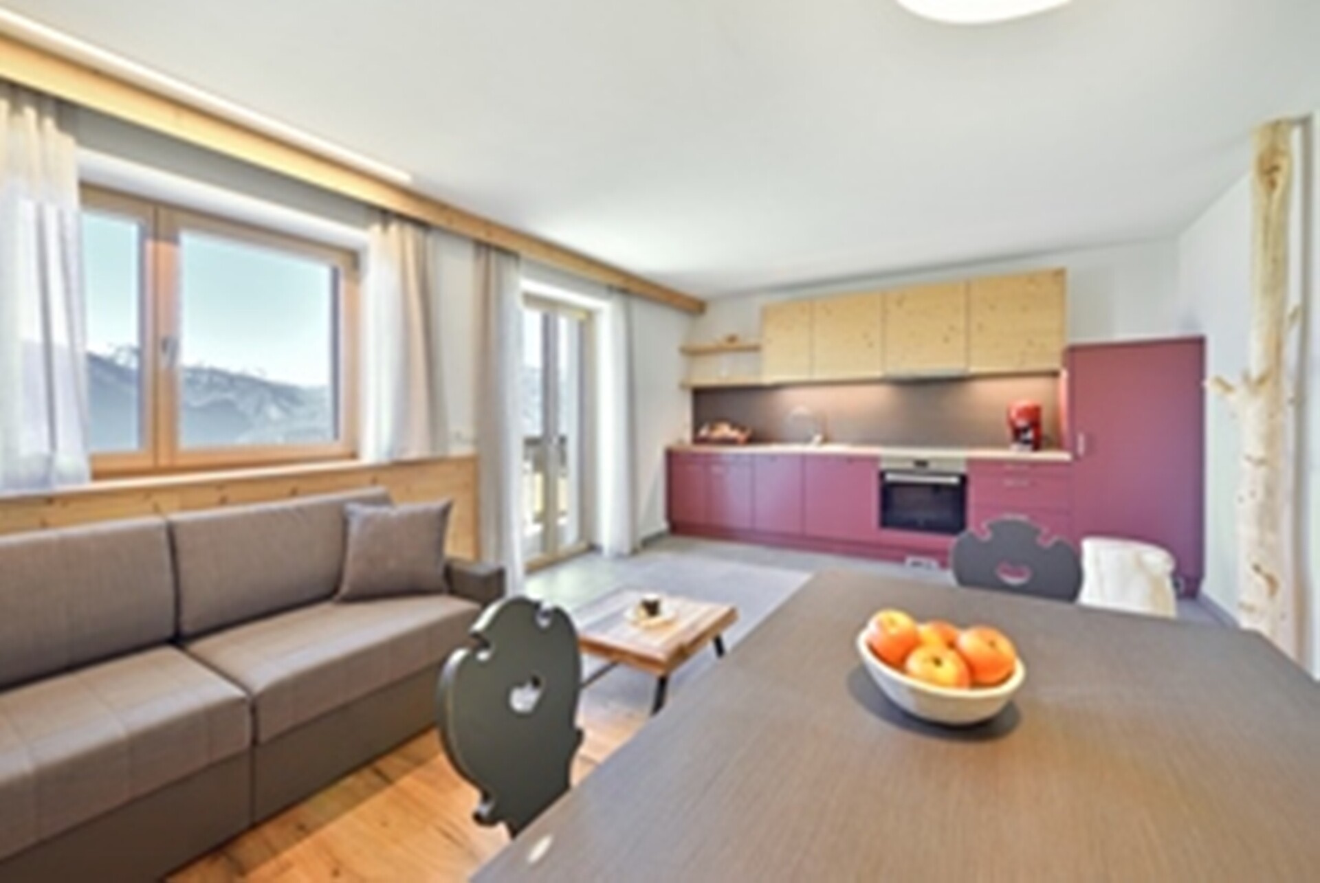 Wohnraum Dolomitenblick
