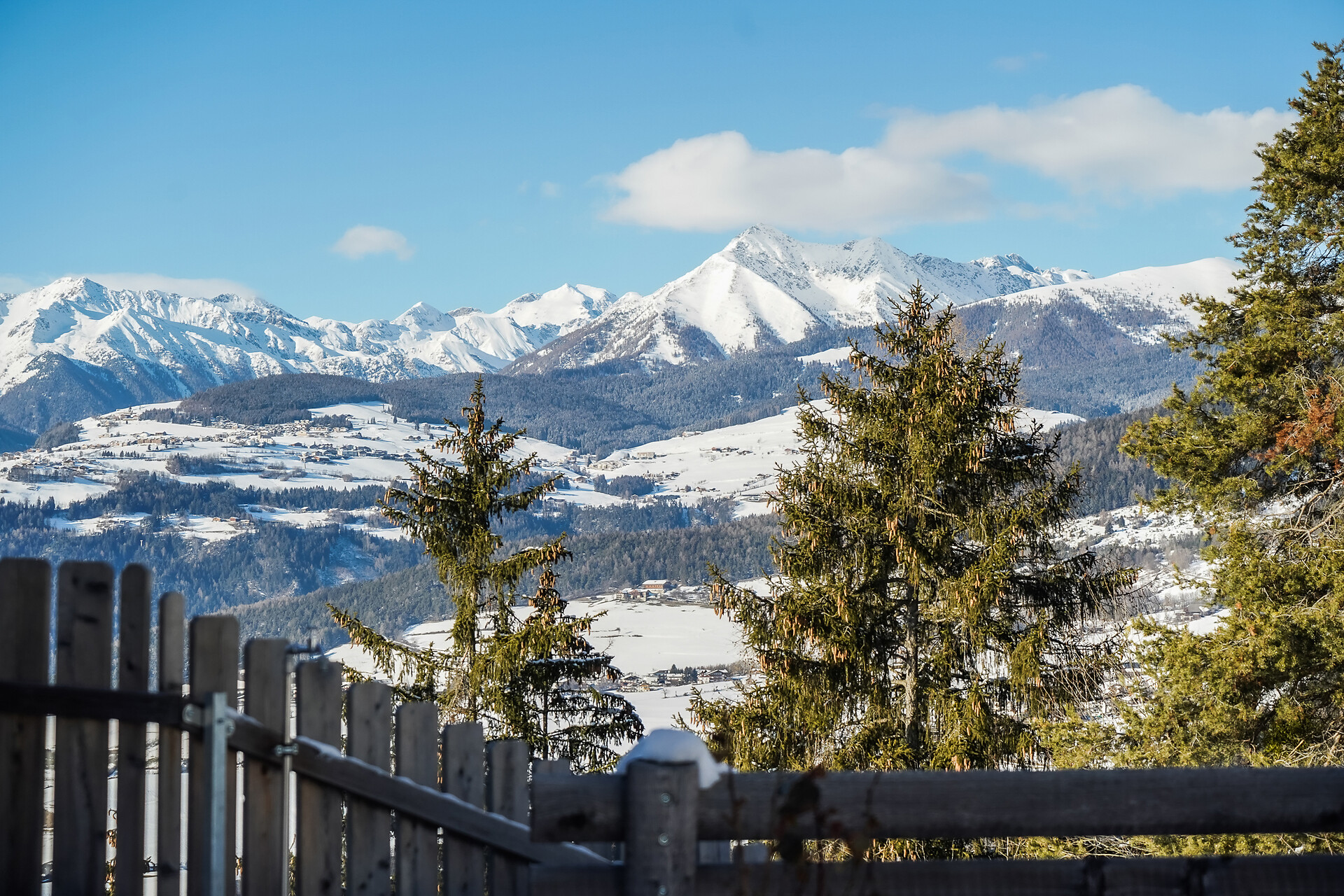 Aussicht vom Forchnerhof