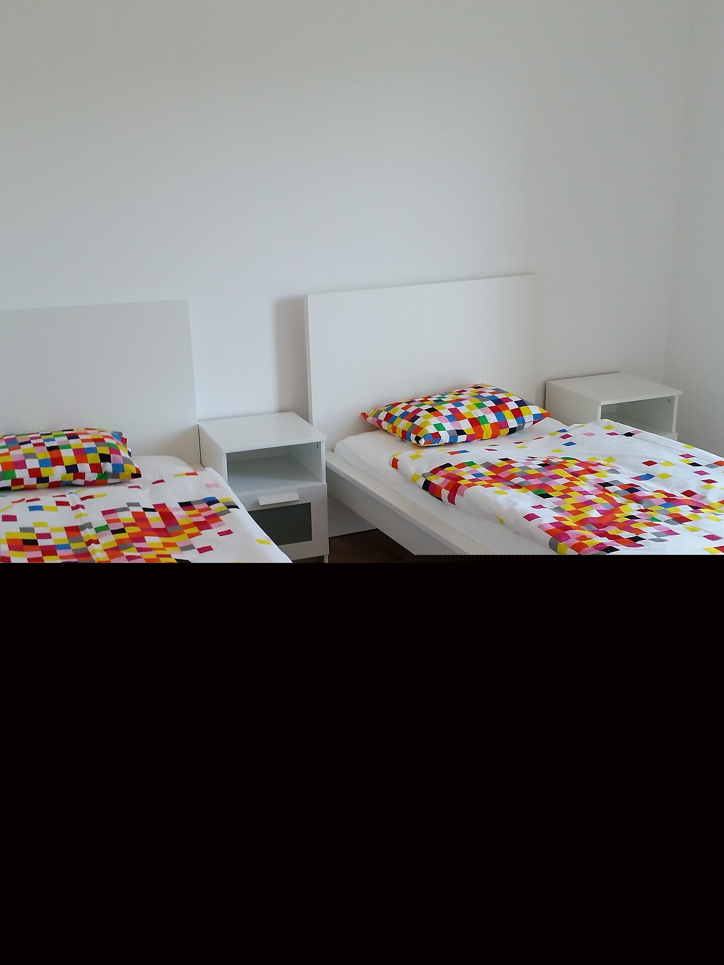 Schlafzimmer mit 2 Einzelbetten