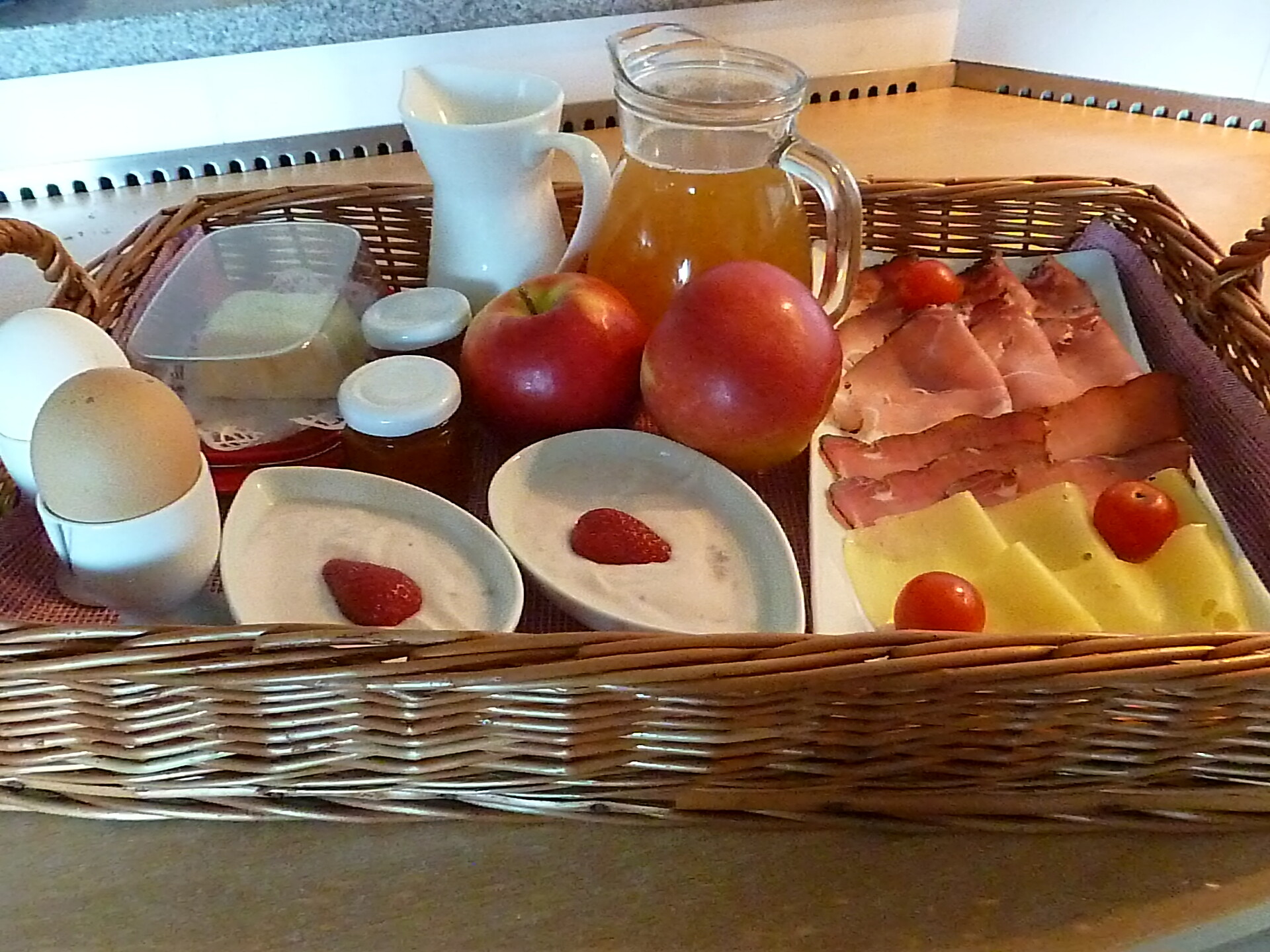 Unser beliebter Frühstückskorb