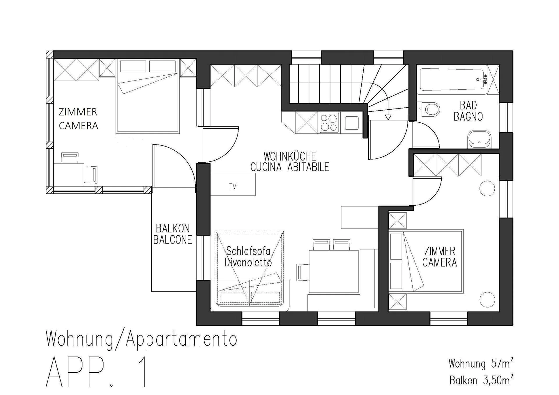 Appartamento Auhaus Martello 8 suedtirol.info