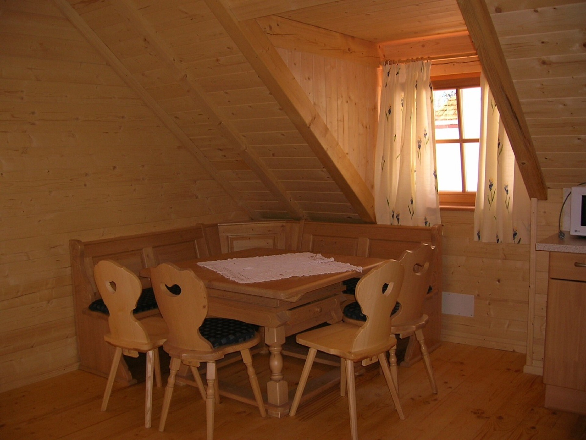 Bergwohnung Wohnraum