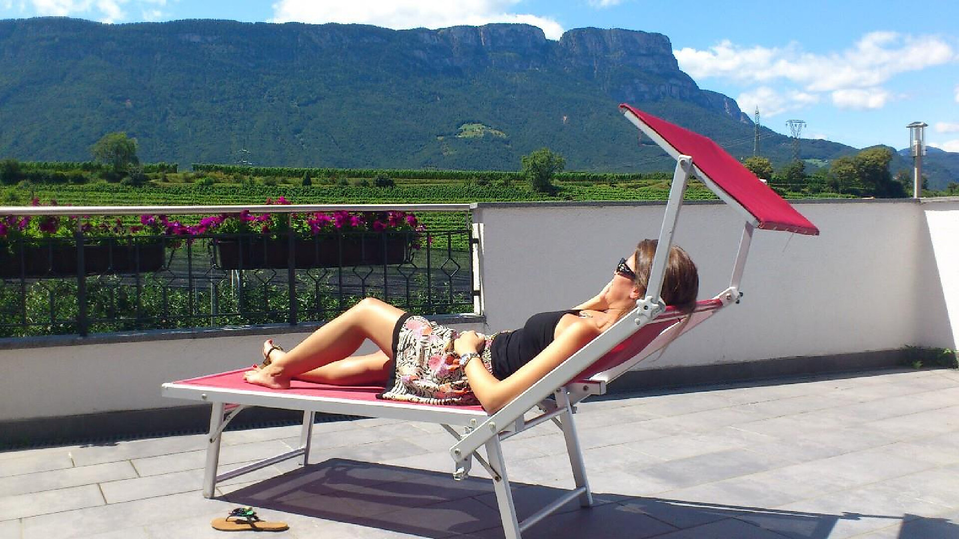 relax sulla terrazza
