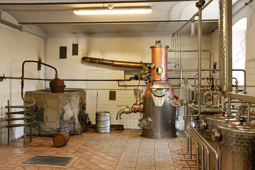 the distillery