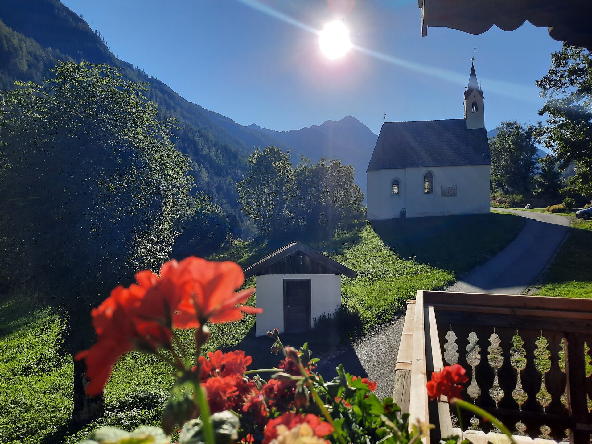 Vista dal balcone