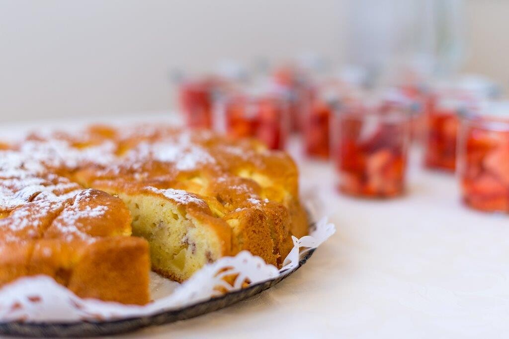 Hausgemachter Apfelkuchen