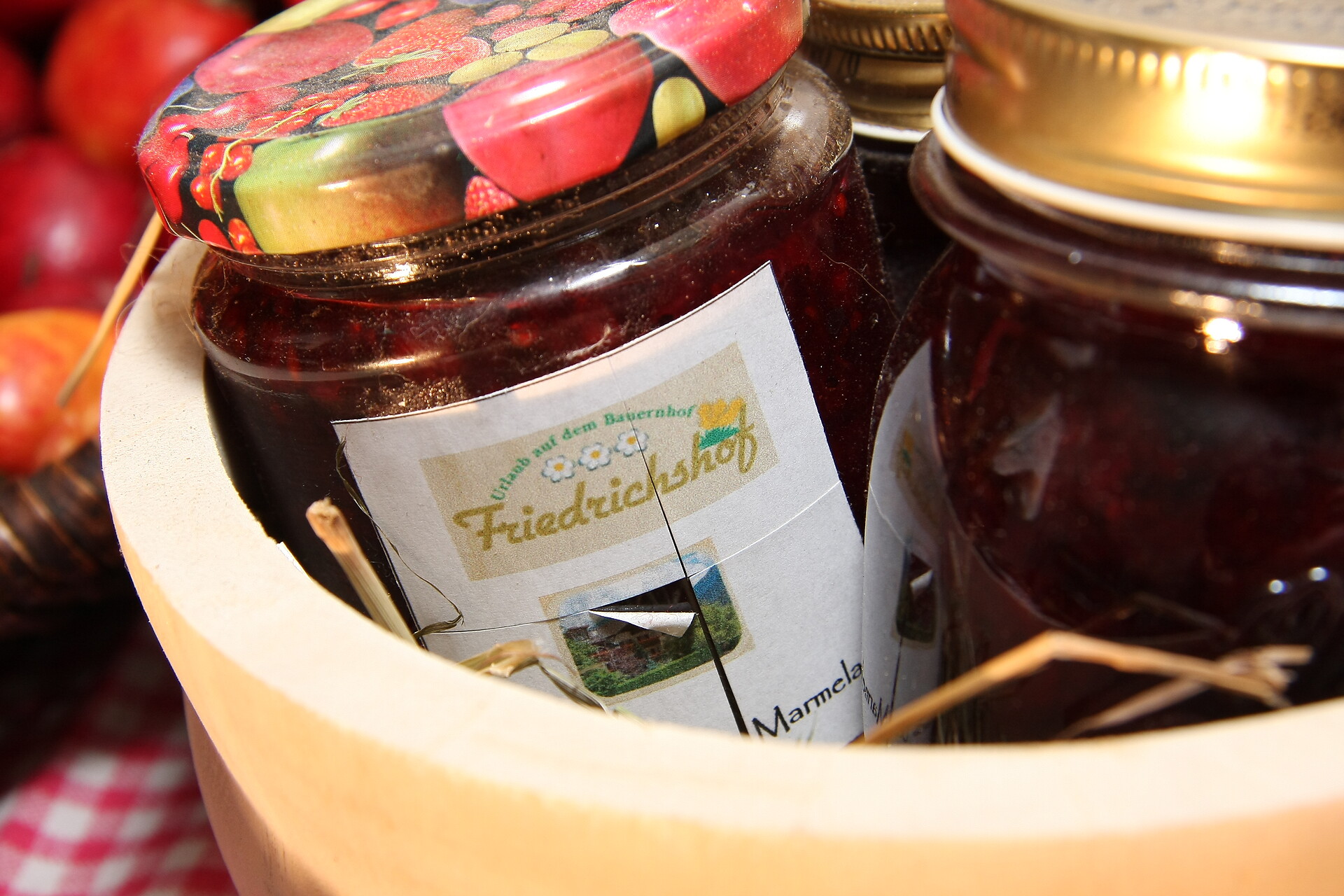 Homemade jams from Friedrichshof