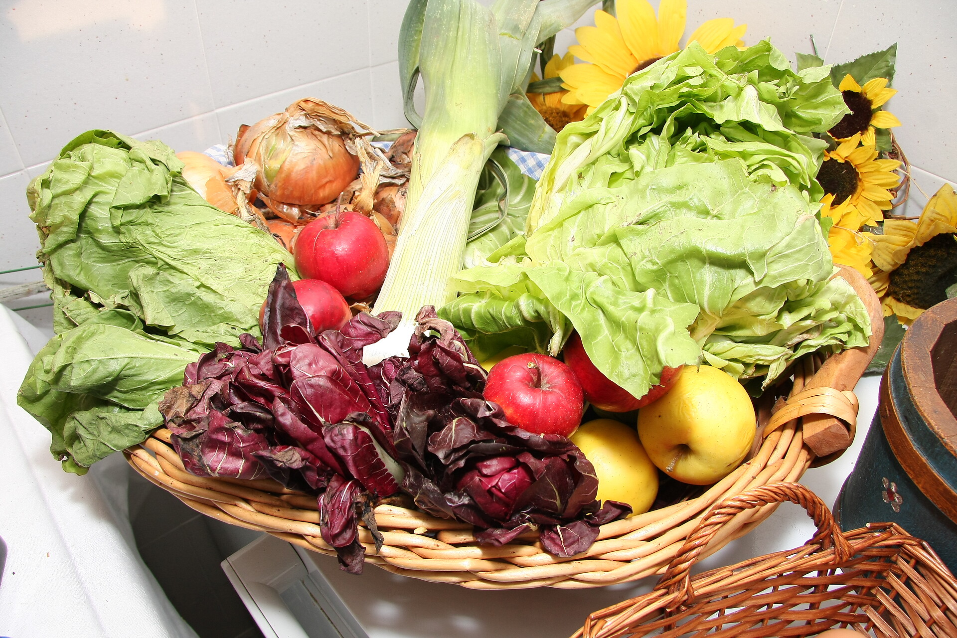 Vegetables from the garden of Friedrichshof