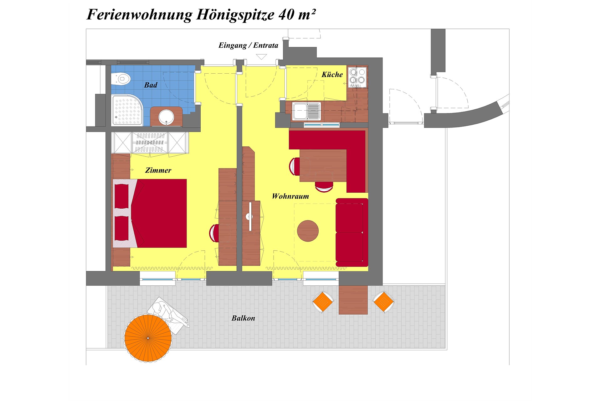 Apartment for 2