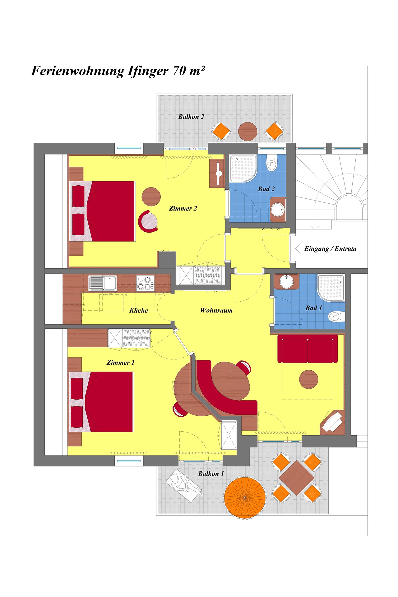 Apartment for 4