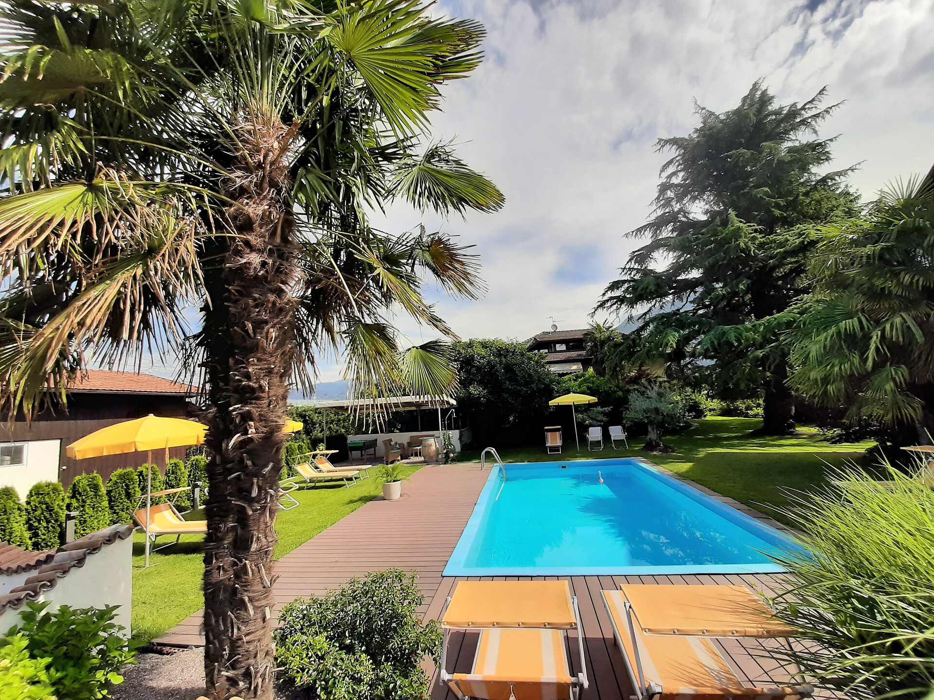 heated pool