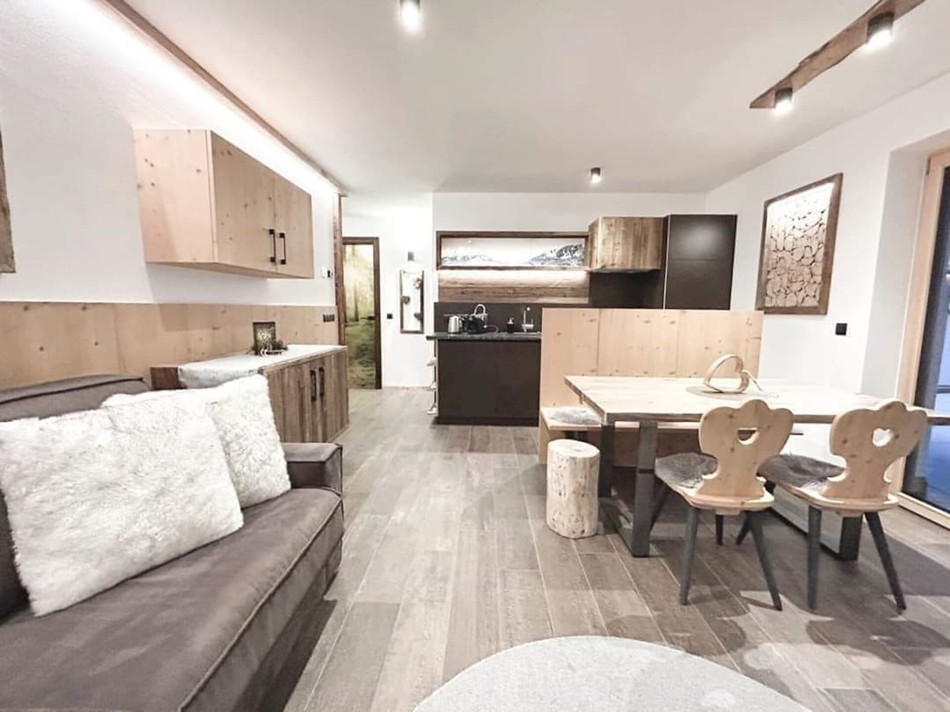 Luxuriose Wohnzimmer Kuche