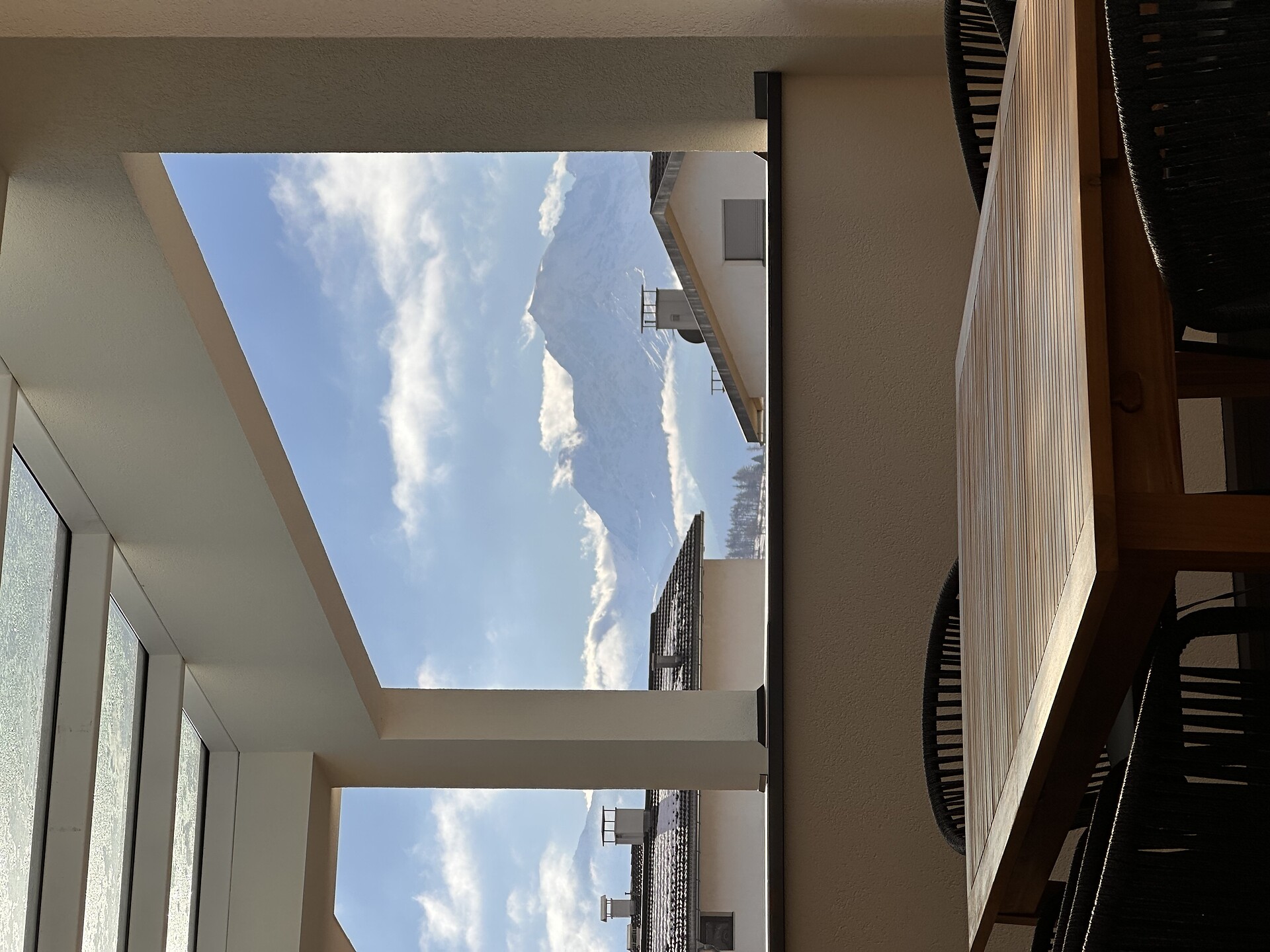 Terrazza con vista sull'Ortles