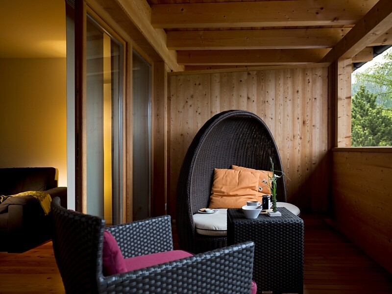 Balcony in the starry sky suite