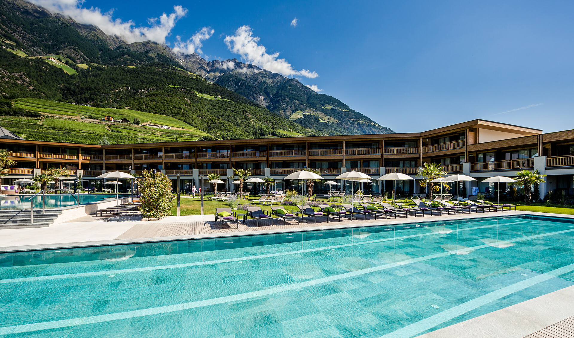 Hotel Prokulus piscina sportiva 25 metri con vista