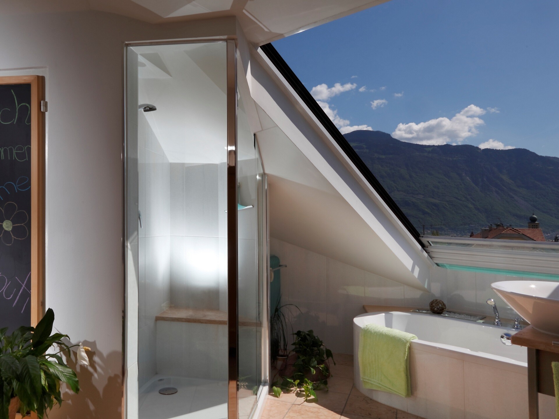 Cabrio Badewanne [Blaue Wohnung]