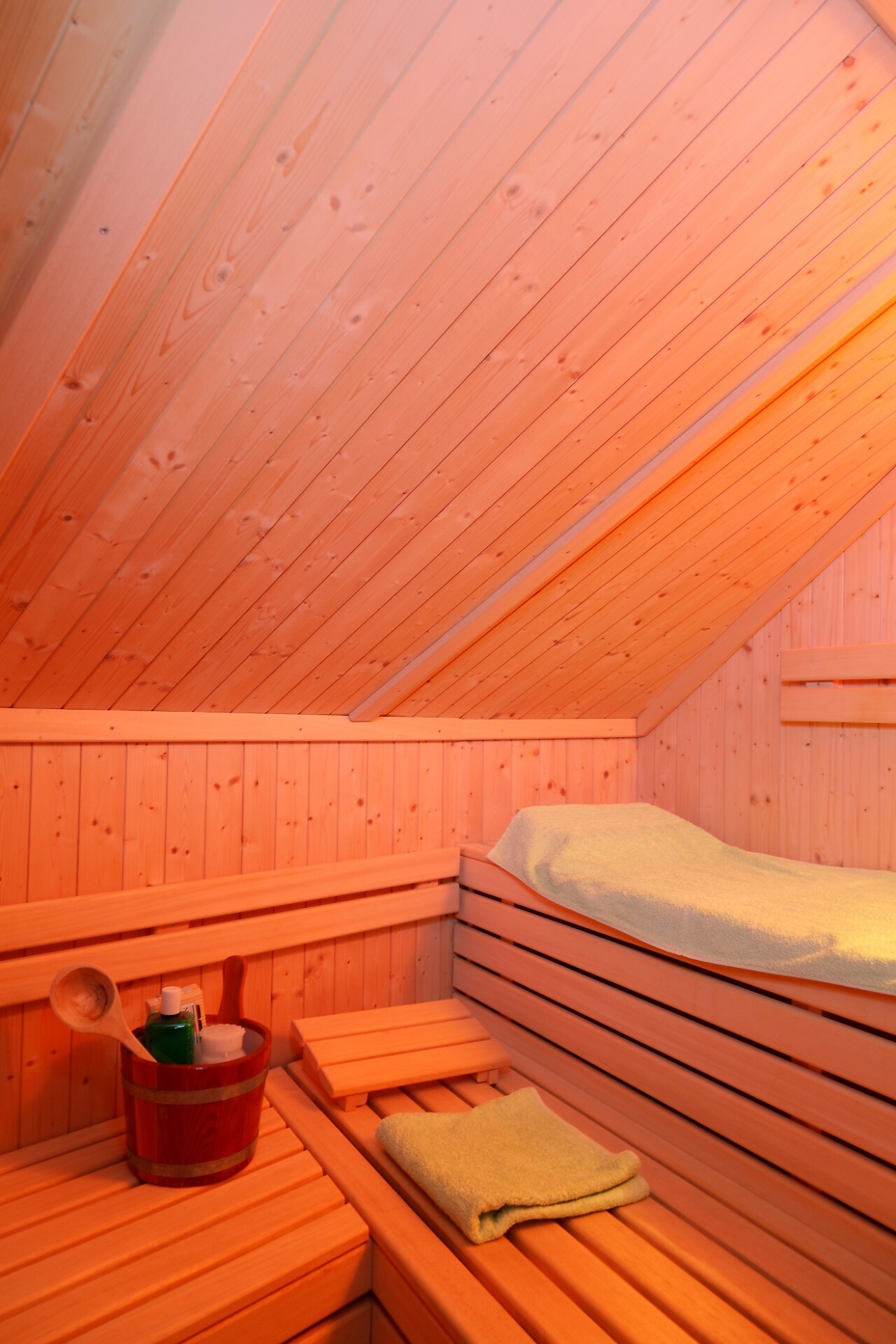Finnische Sauna [Blaue Wohnung]