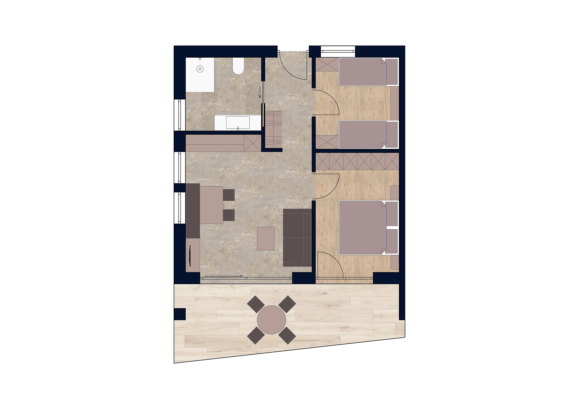 Plan Chalet Monteplai