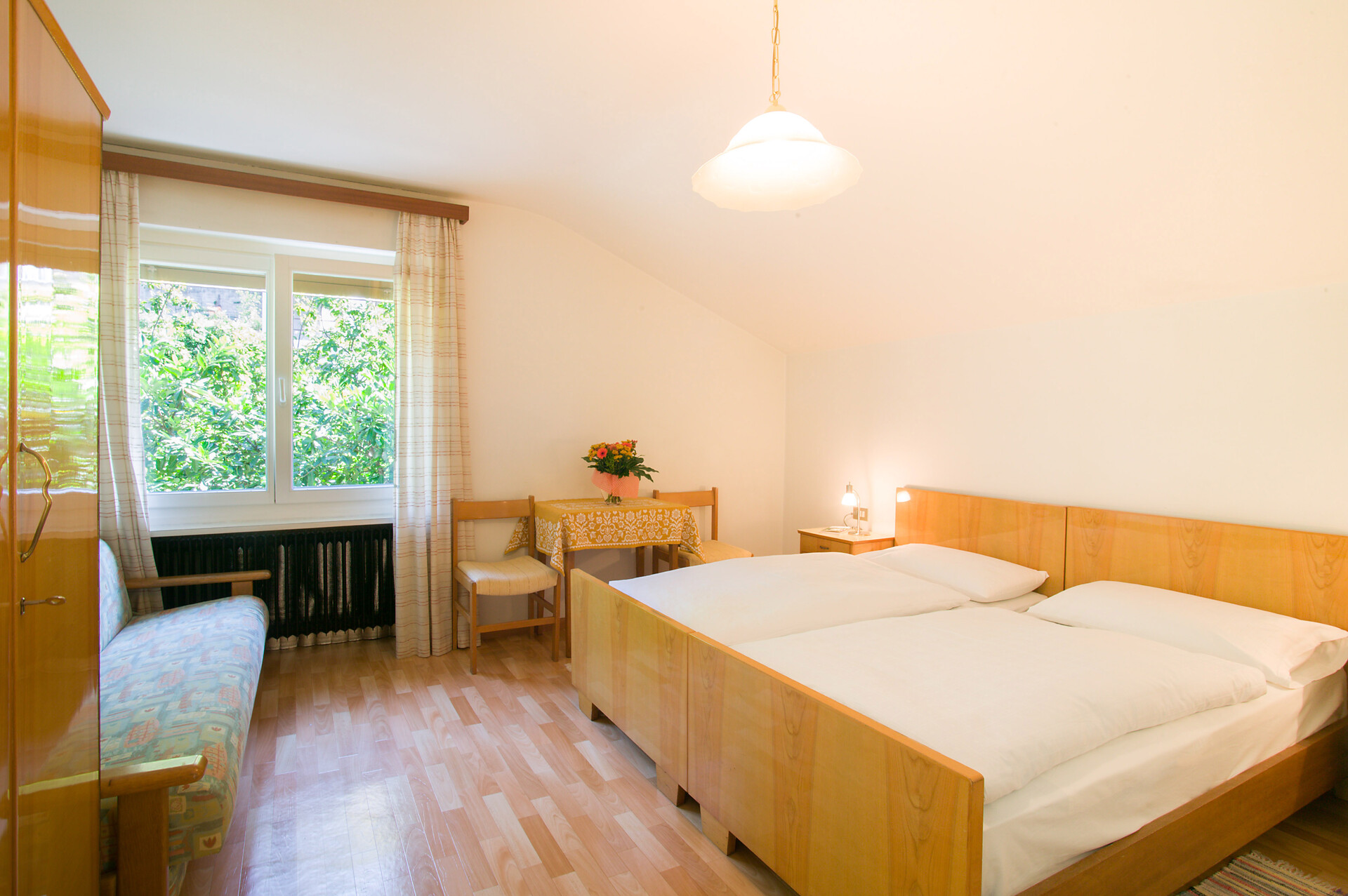 Spacious room for two