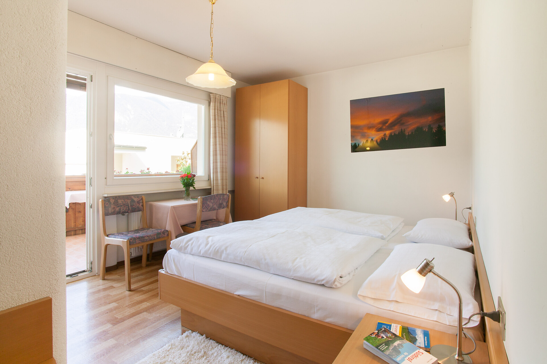 Room with balcony