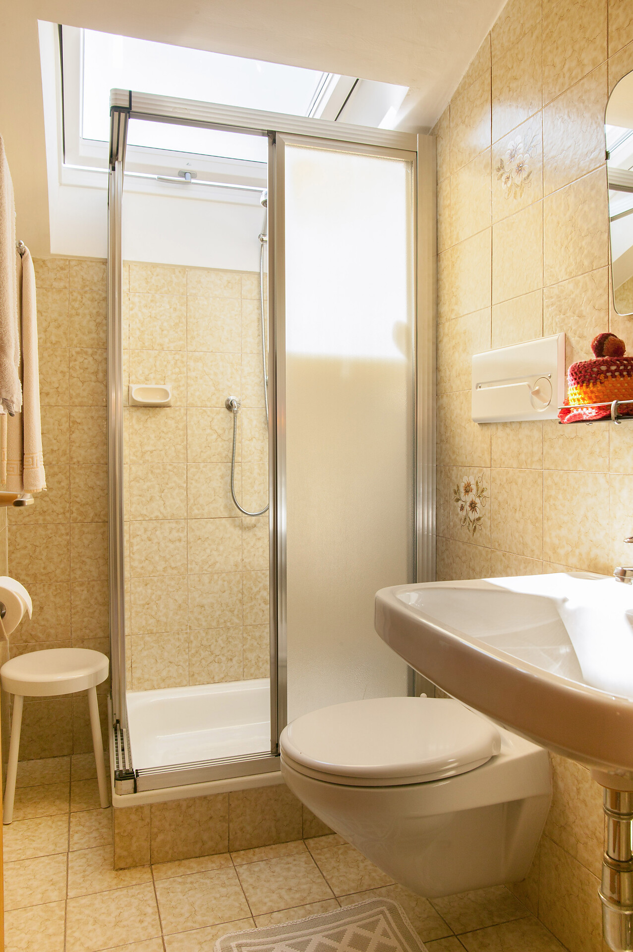 Our rooms are furnished with a bathroom.