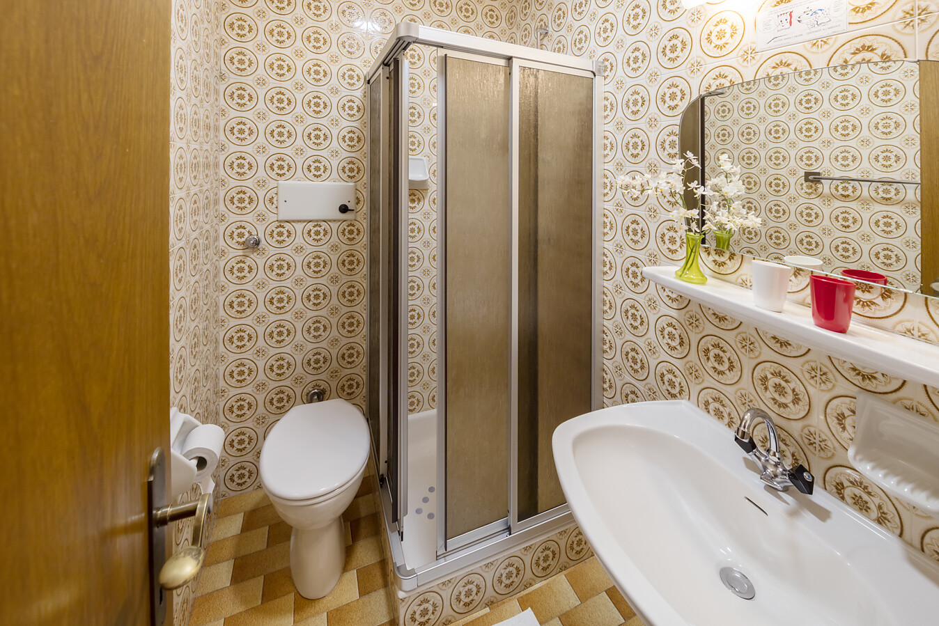 Badezimmer im Retrostyle