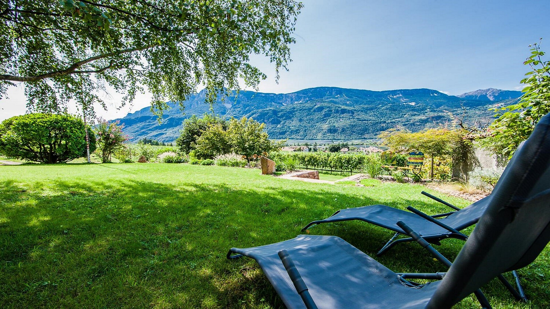 Lawn with panoramic views