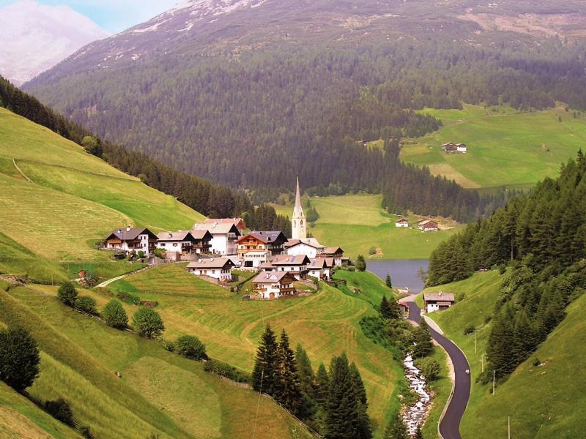 Jägerhof panoramic view summer