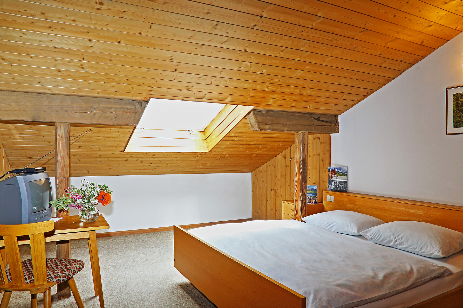 Doppelzimmer in der Mansarde