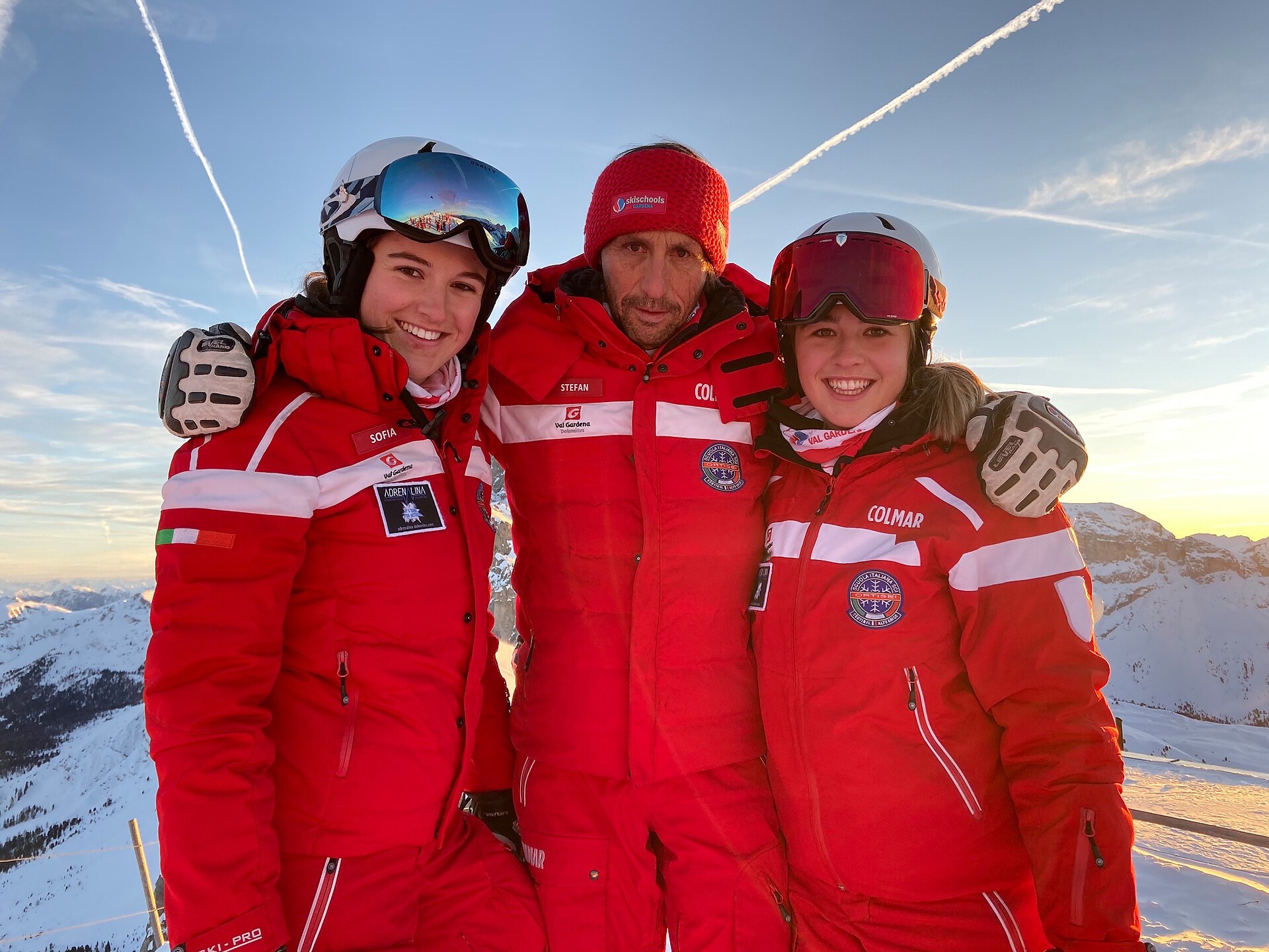3 maestri di sci in casa