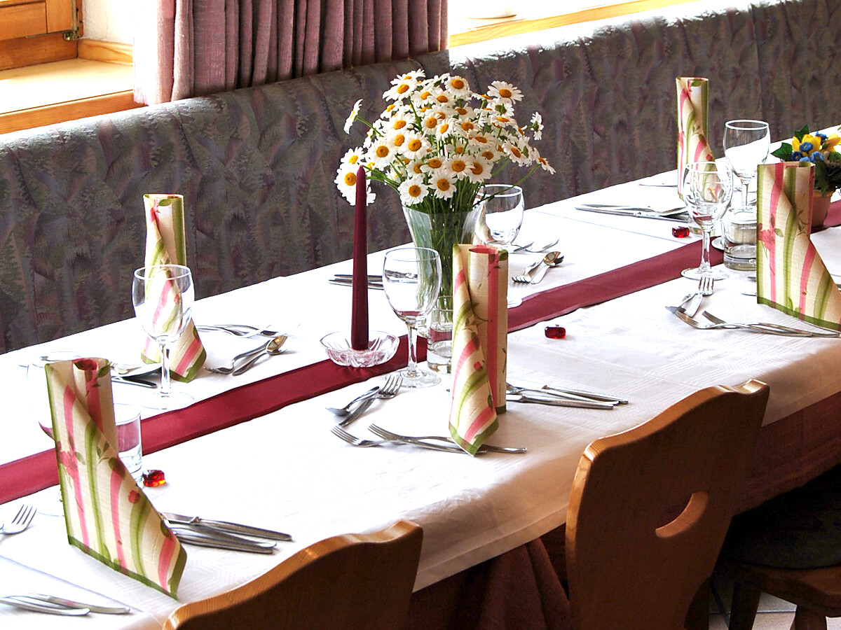 Albergo Alpenrose sala da pranzo