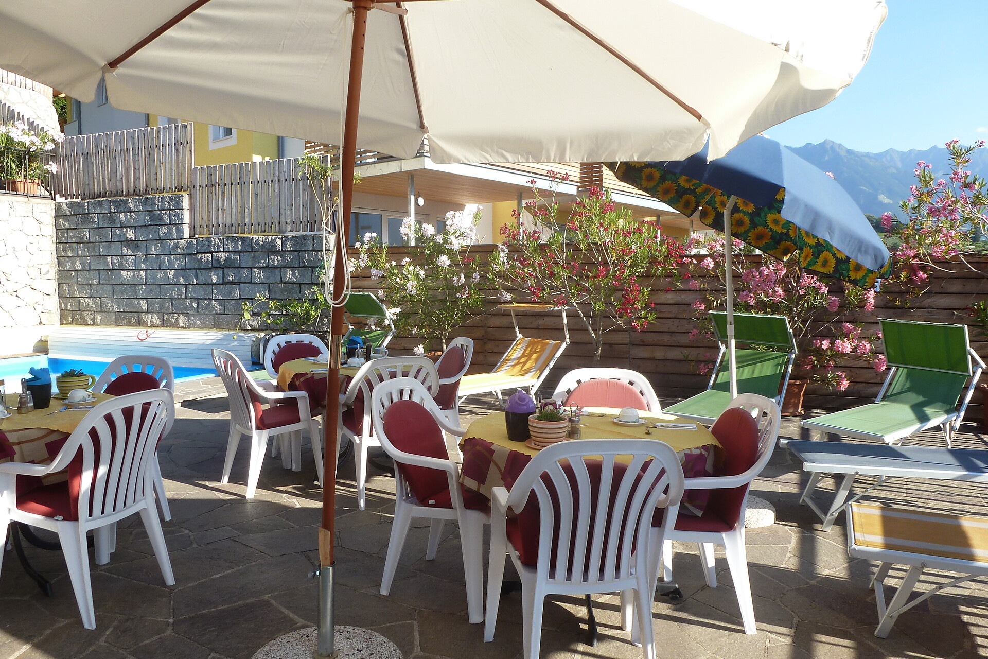 Terrasse, Schwimmbad