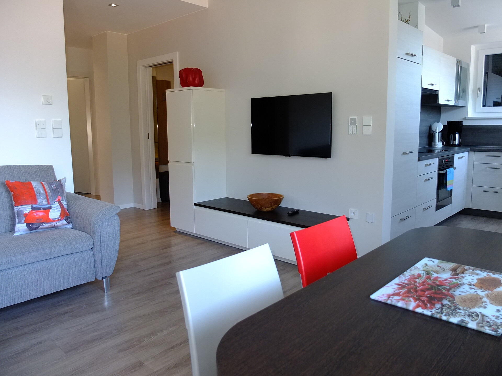 holiday apartment living room