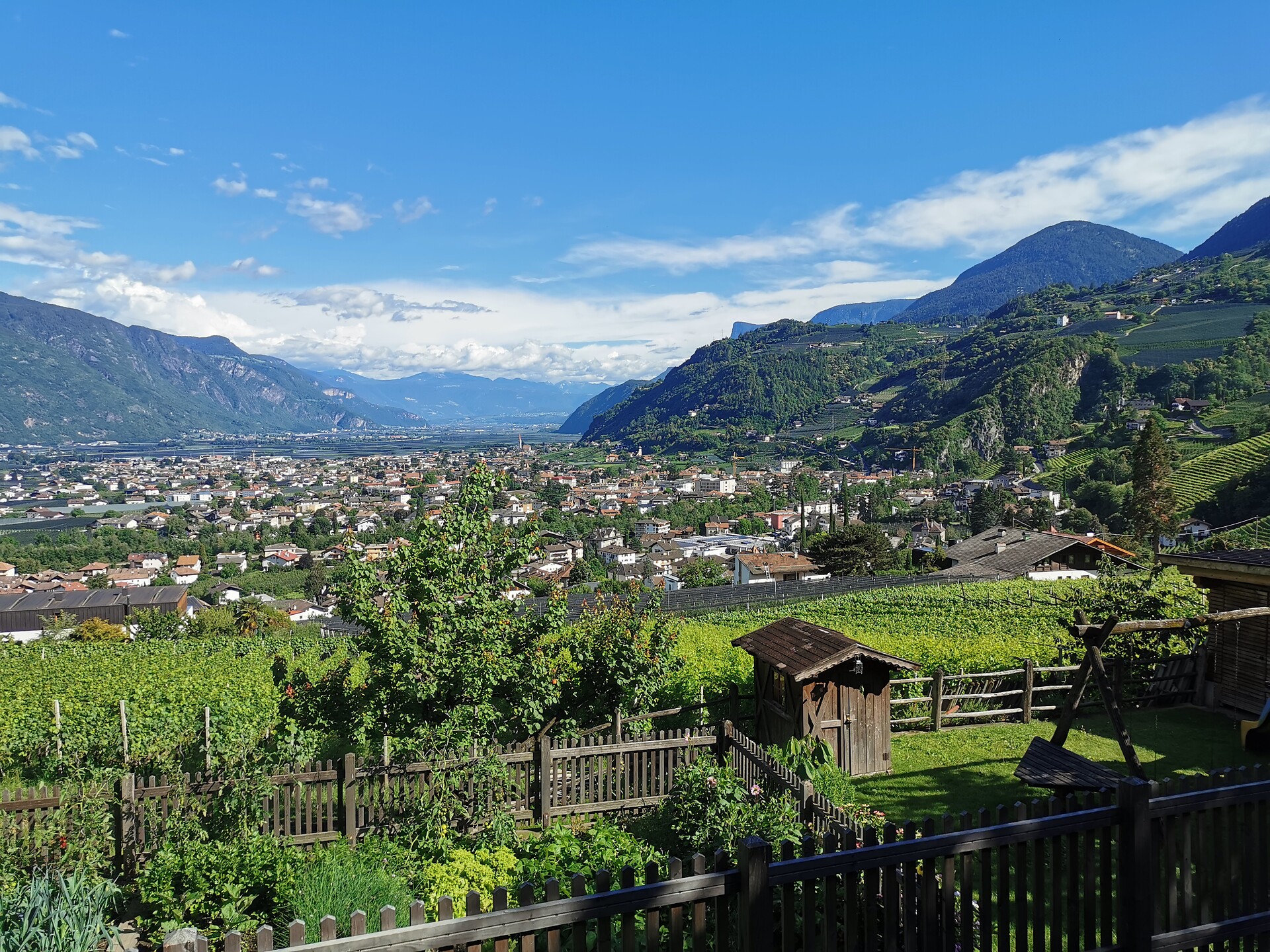 Aussicht vom Garten