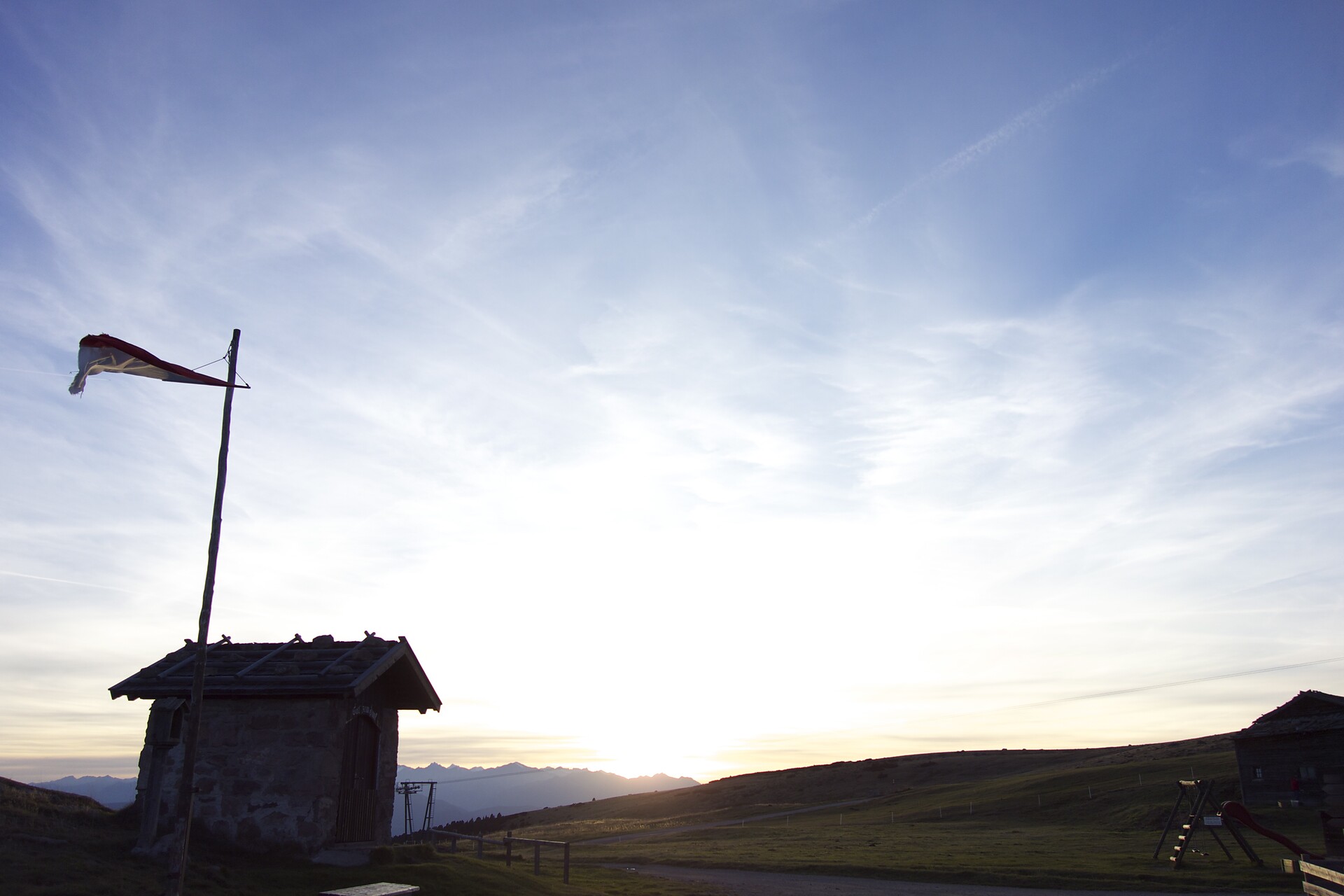 Gasthof Unterhorn Sonnenuntergang
