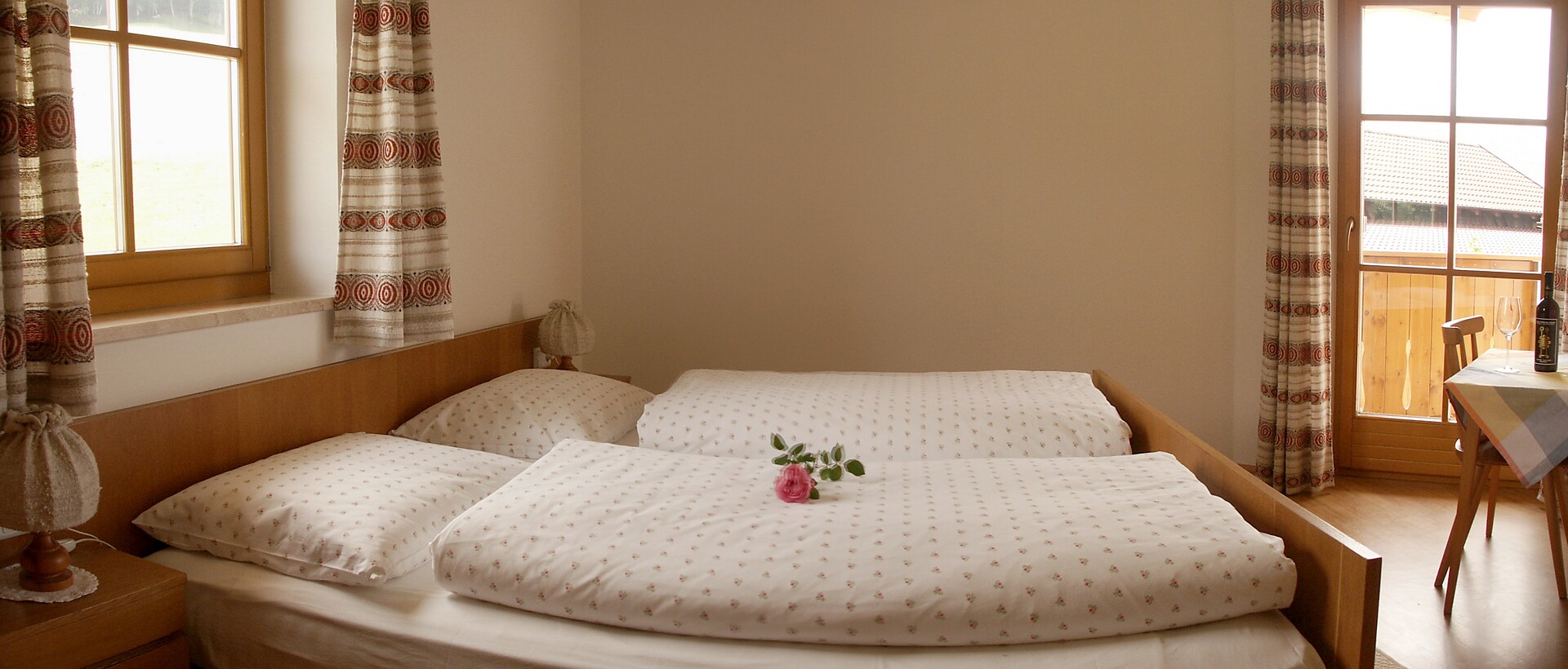 The bed room in the apartment